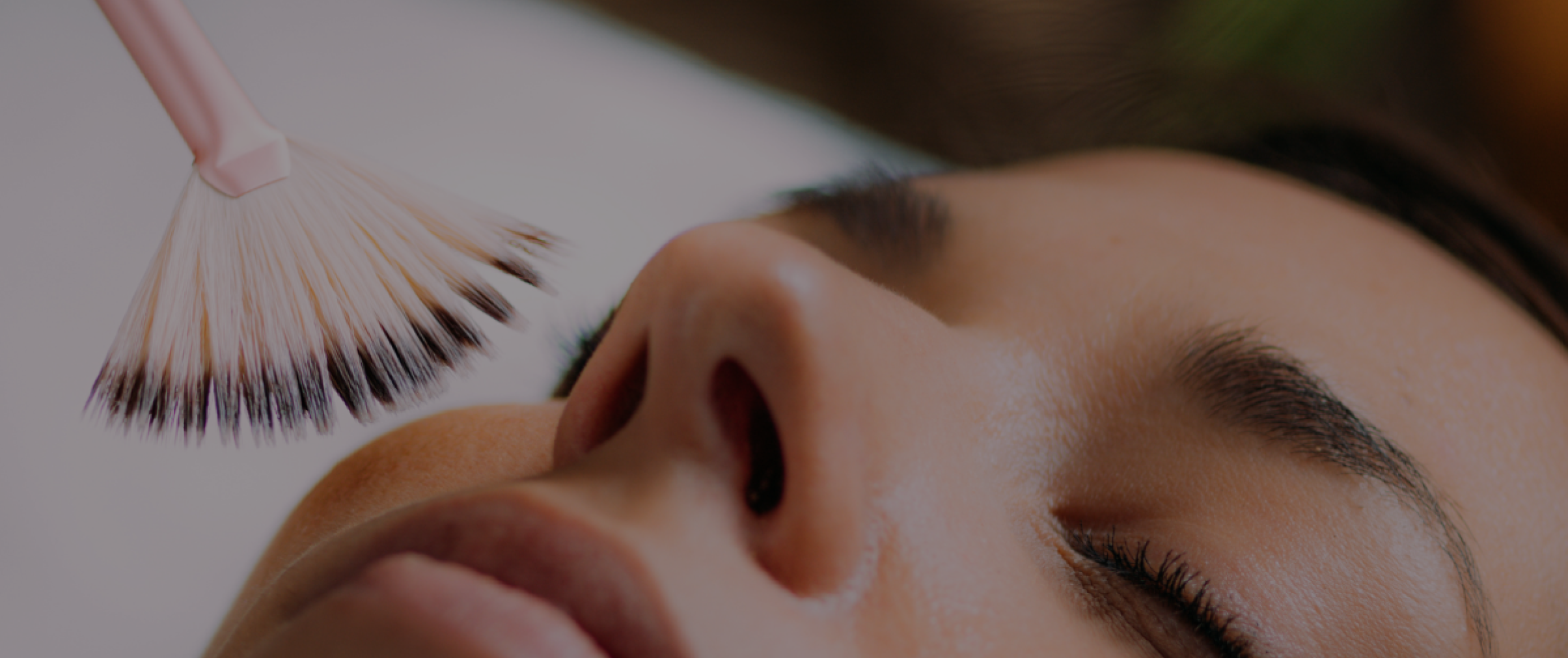 Woman receiving glow peel treatment